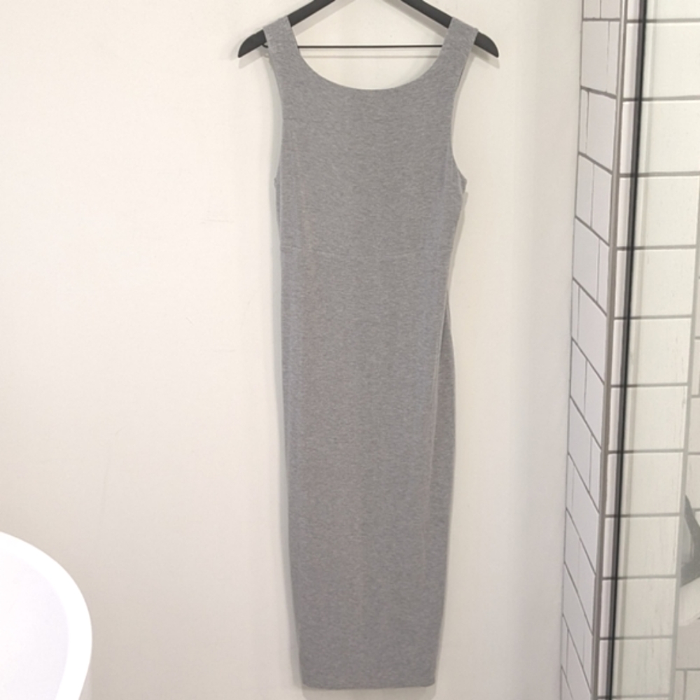 Athleta 2019 Grey Santorini Midi Tank Sleeveless Modal Dress